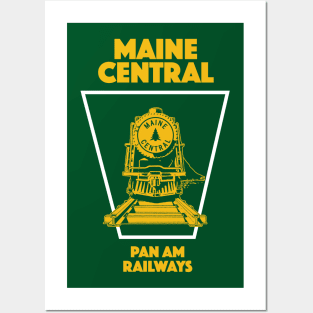 Maine Central - Train Emblem Posters and Art